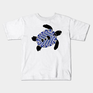 Aboriginal Art - Sea Turtle Kids T-Shirt